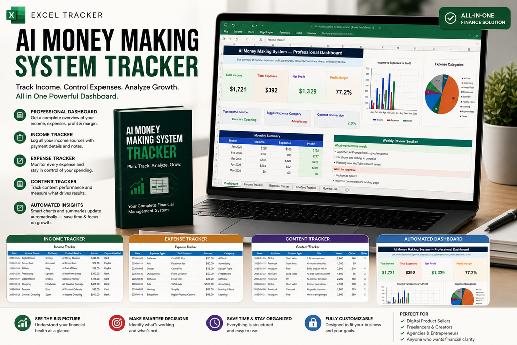 AI Money Making System™ — Complete Beginner-to-Income Toolkit