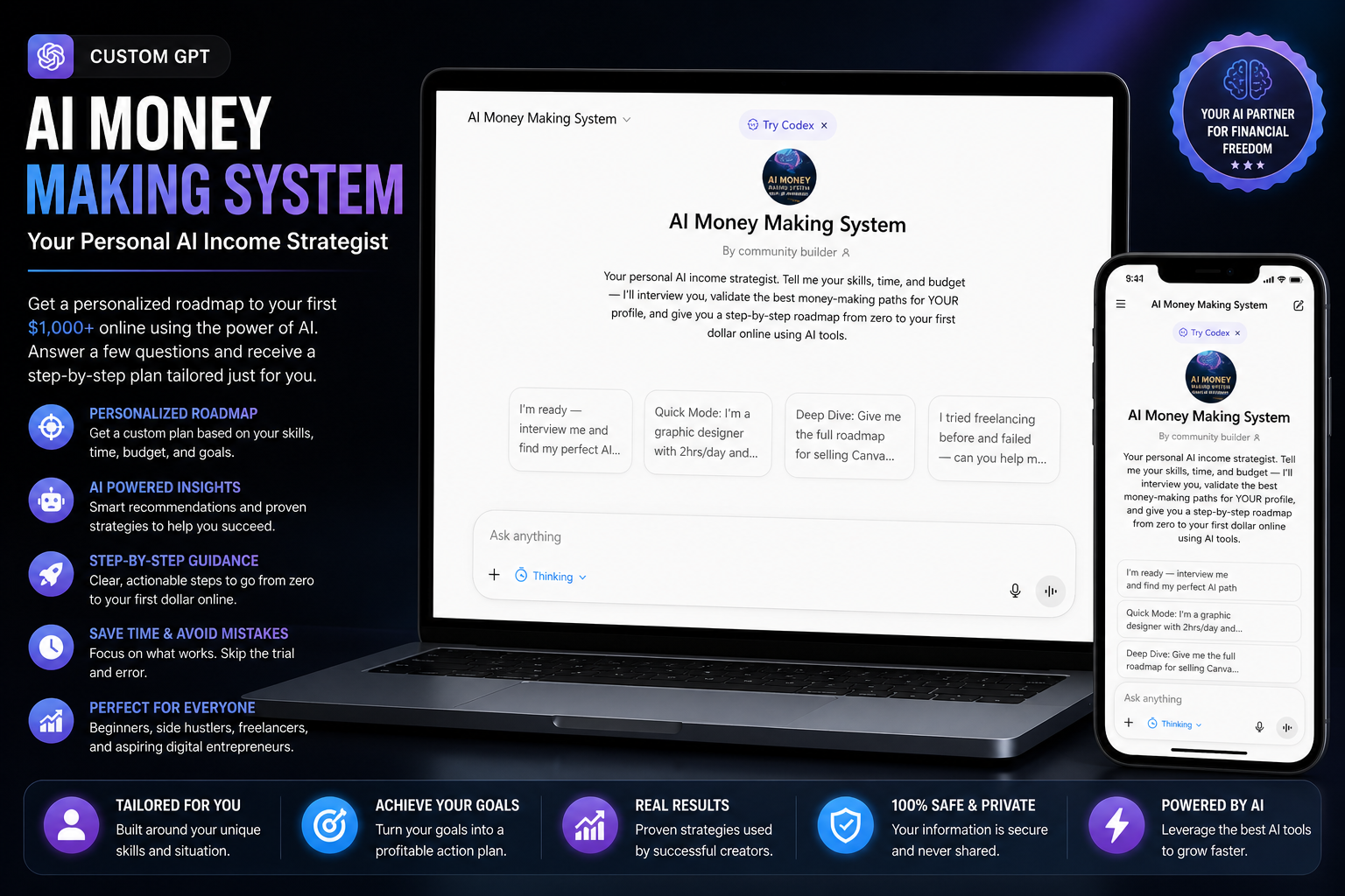 AI Money Making System™ — Complete Beginner-to-Income Toolkit