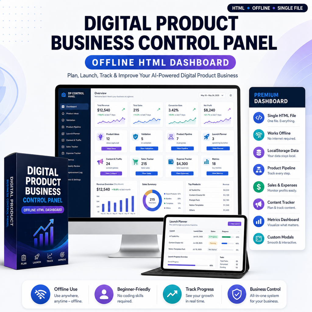 Digital Product Business System (AI-Powered) 🚀