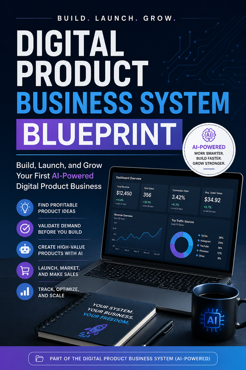 Digital Product Business System (AI-Powered) 🚀