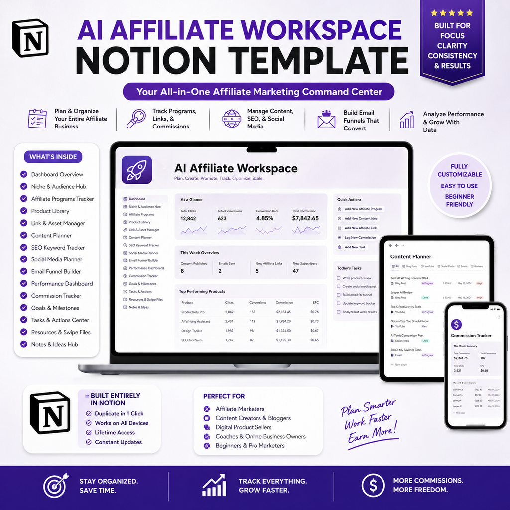 Affiliate Marketing System (AI-Based) | Complete AI Affiliate Marketing Toolkit