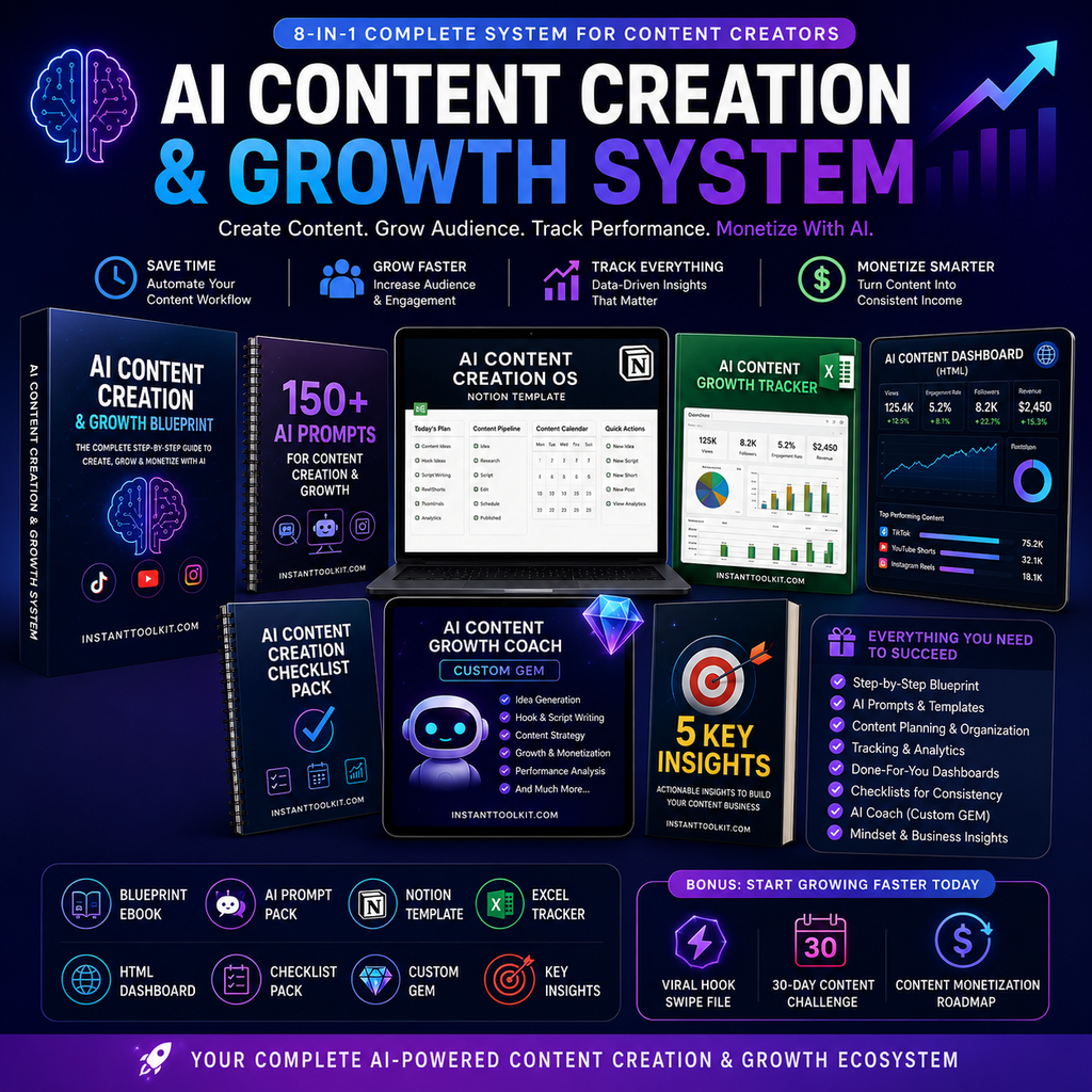 AI Content Creation & Growth System (AI Powered)