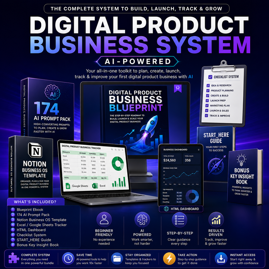Digital Product Business System (AI-Powered) 🚀